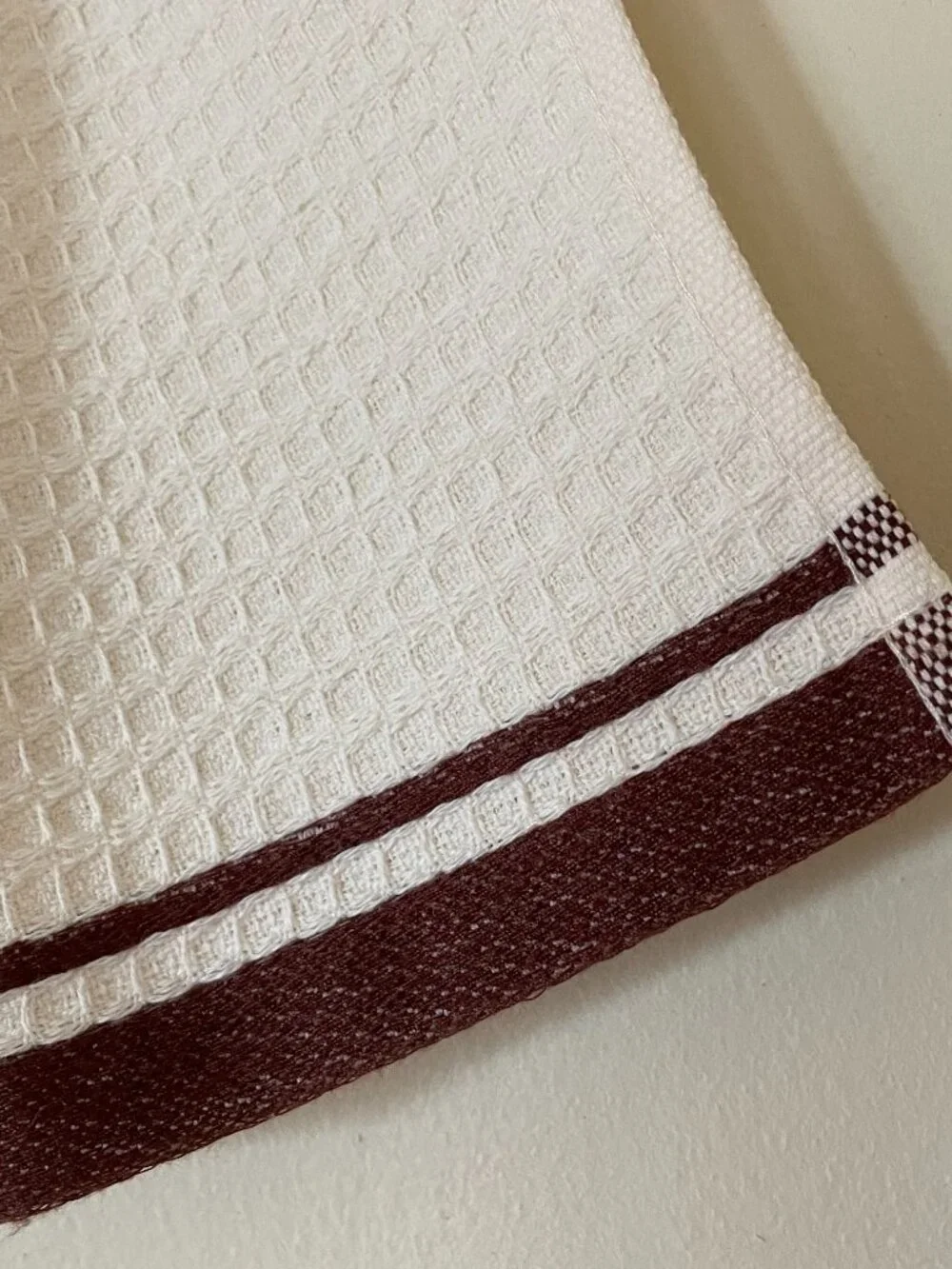 Crochet dress towel, Handmade gift for Farmhouse, Cappuccino Dish towel